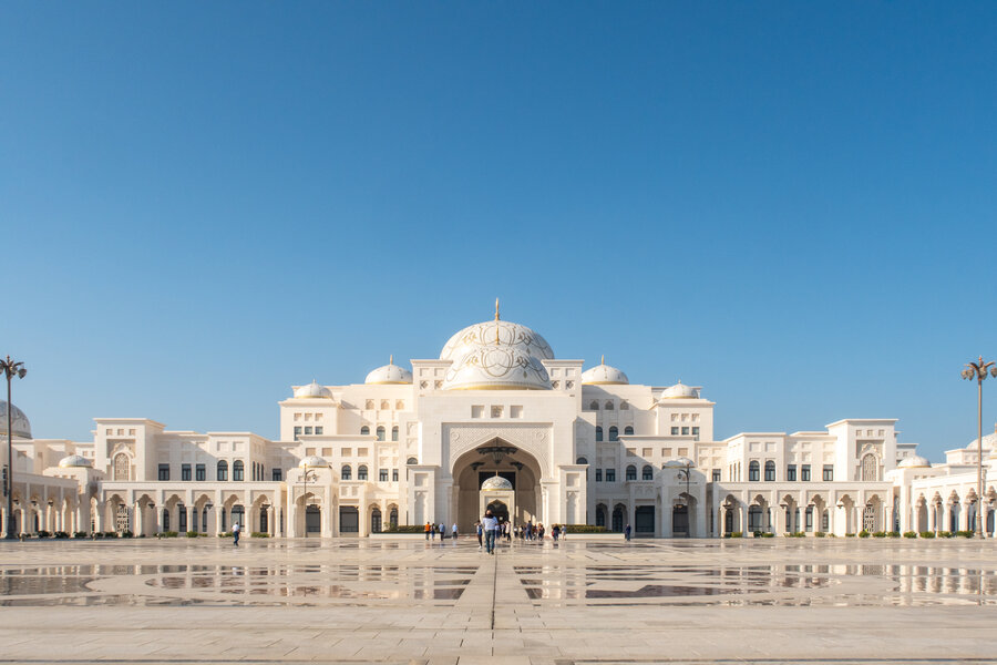 Abu Dhabi, Präsidentenpalast Qasr al Watan