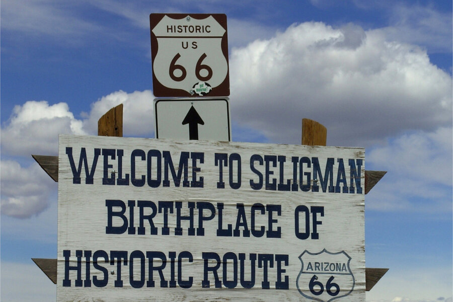 Eingang Seligman Route "66"